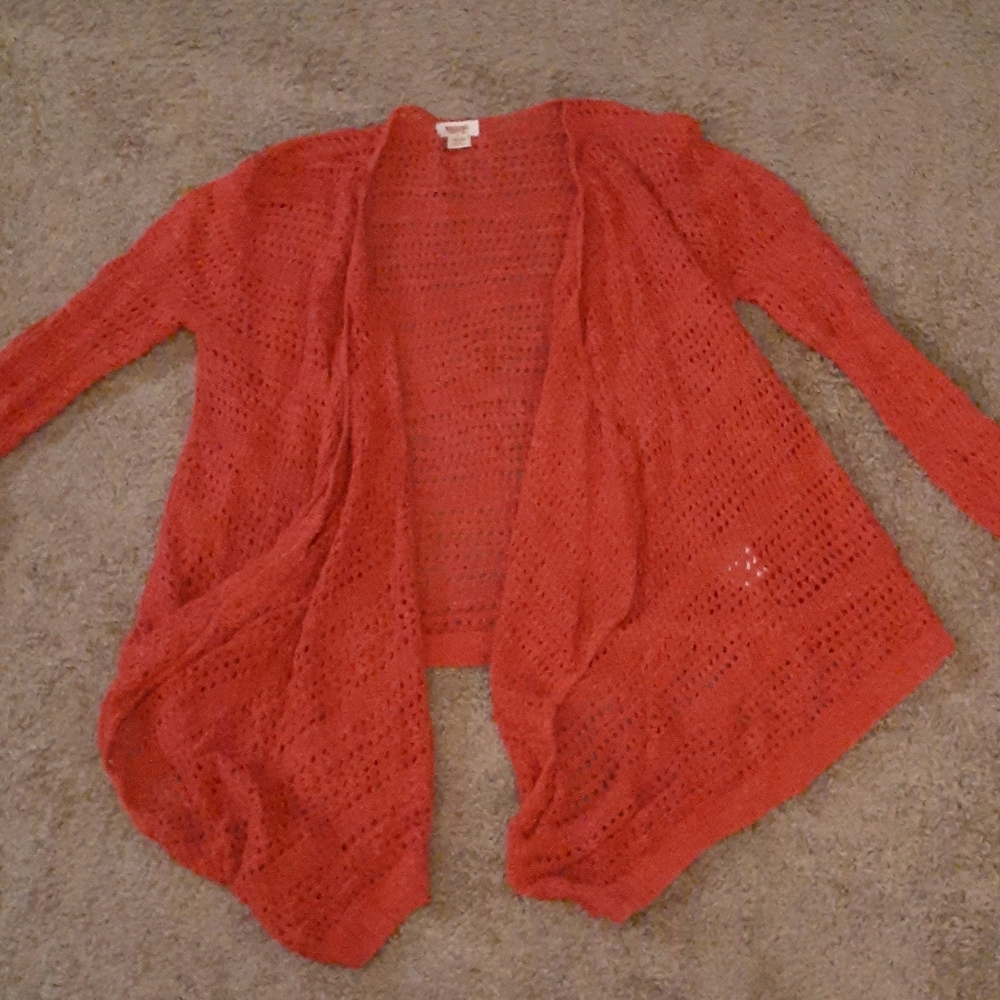Raspberry cardigan